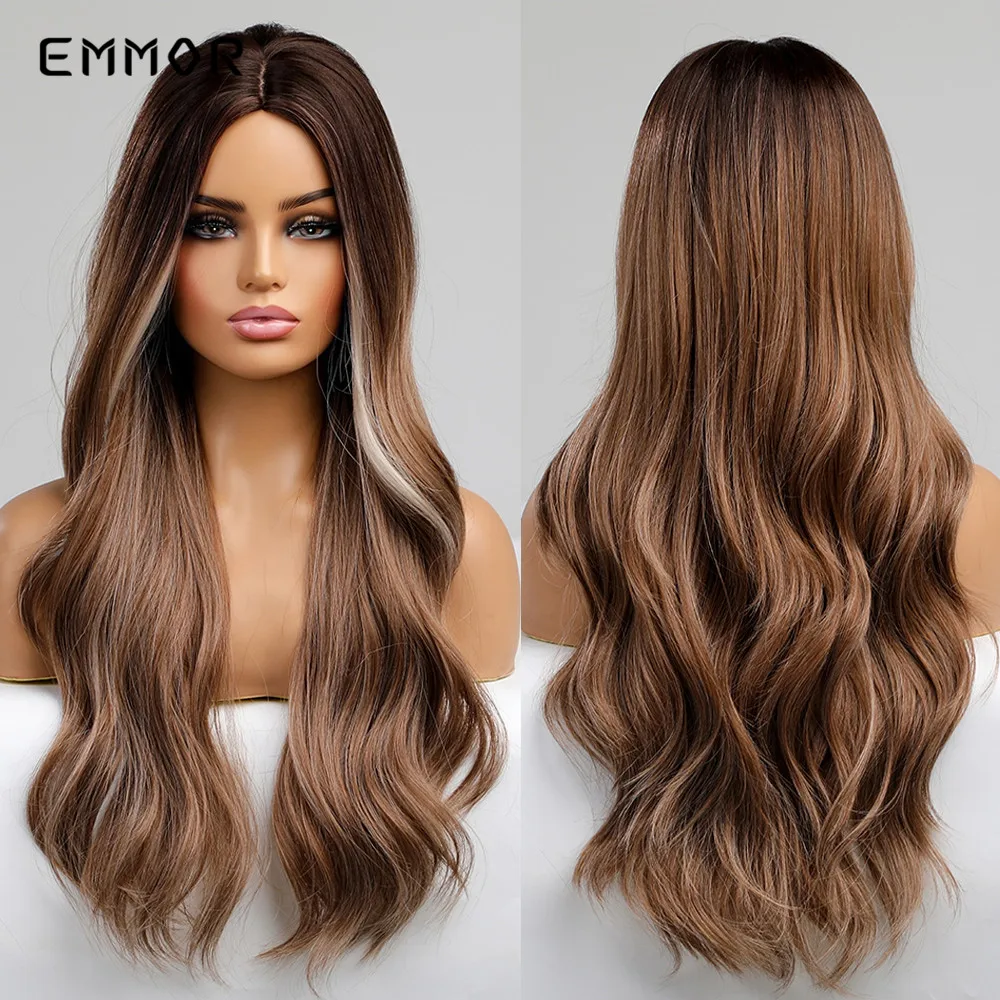 emmor synthetic ombre black to brown